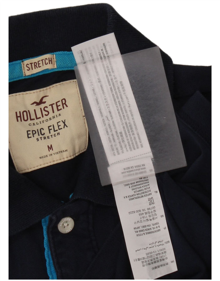Hollister Polo Stretch Homme Bleu Marine Moyen Coton