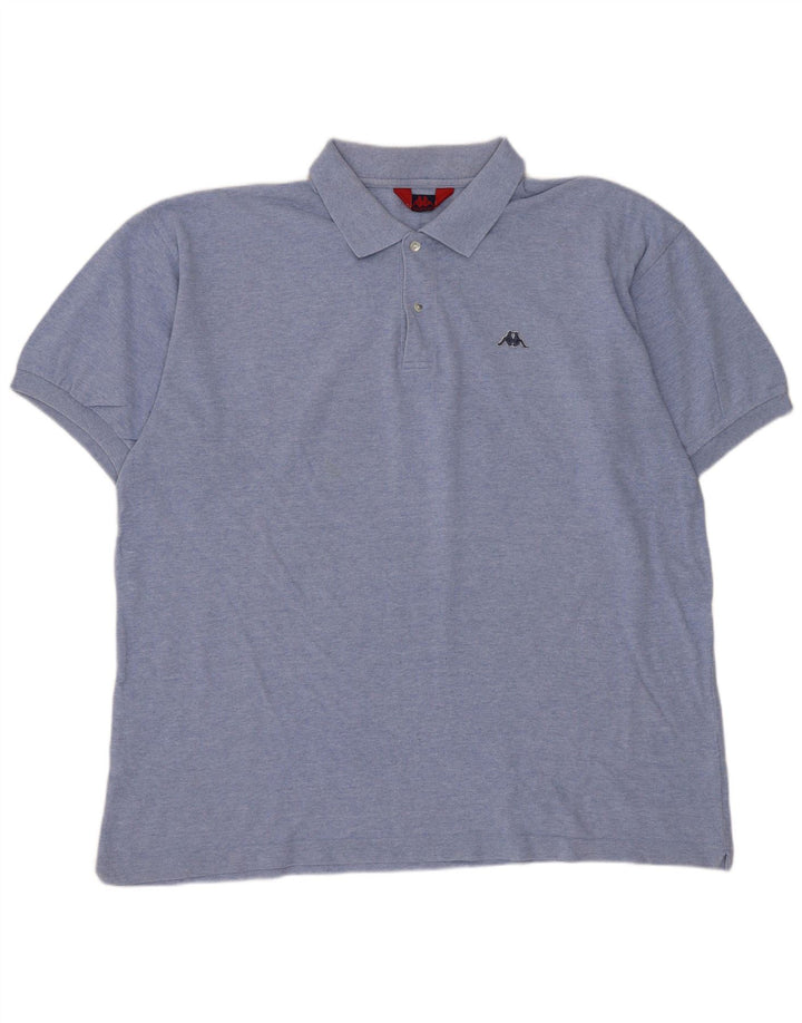 Kappa Polo Homme Grand Bleu Coton