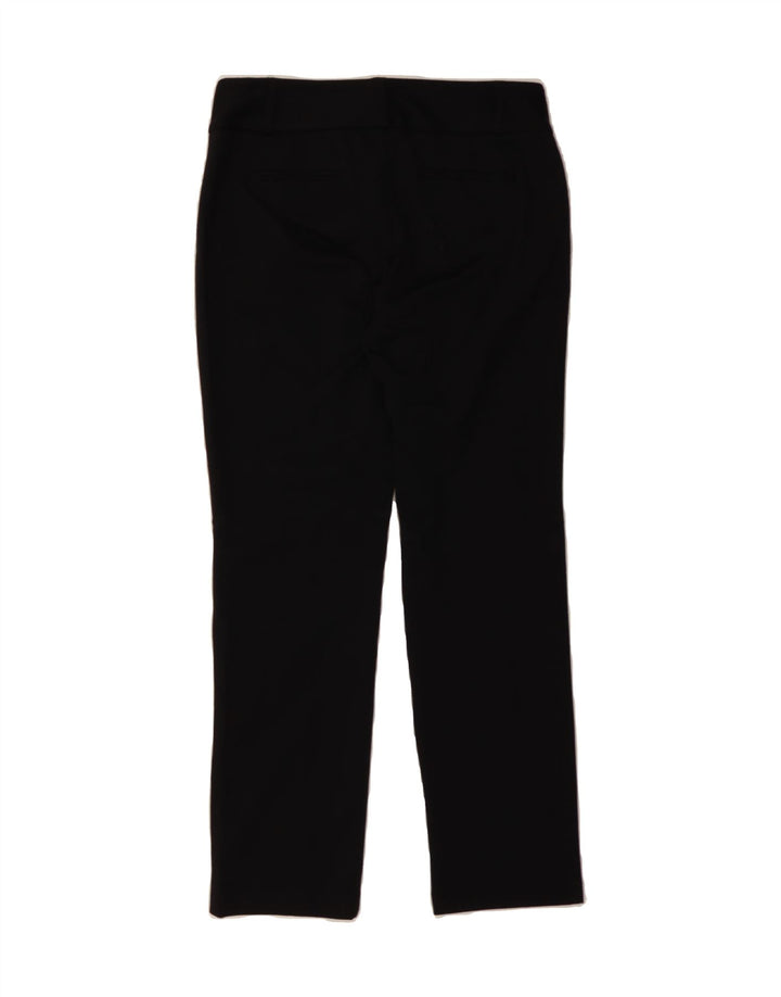 MICHAEL KORS Womens Straight Casual Trousers W32 L29 Black Polyester Vintage Michael Kors and Second-Hand Michael Kors from Messina Hembry 
