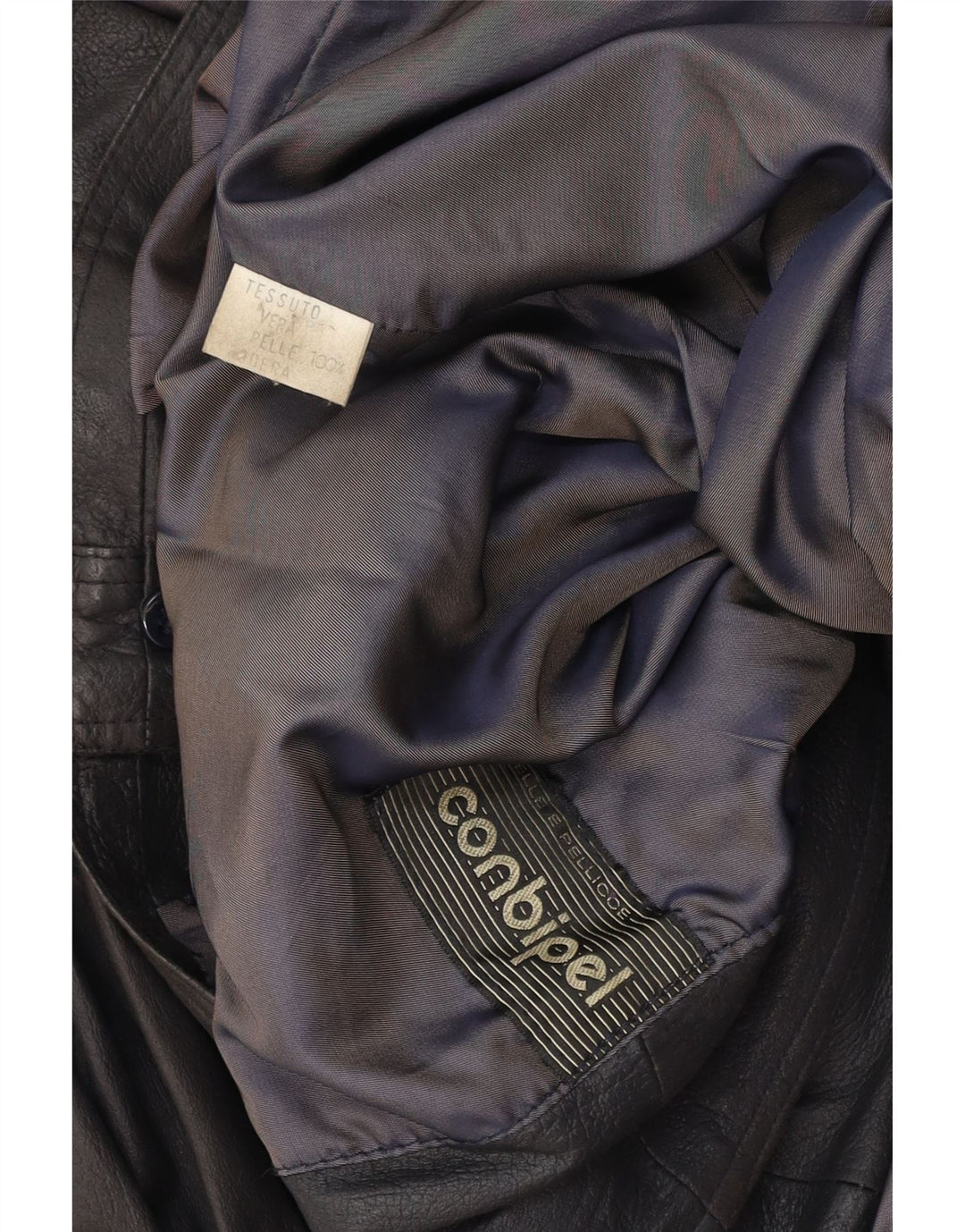 CONBIPEL Veste en cuir surdimensionnée pour femme UK 18 XL Cuir marron