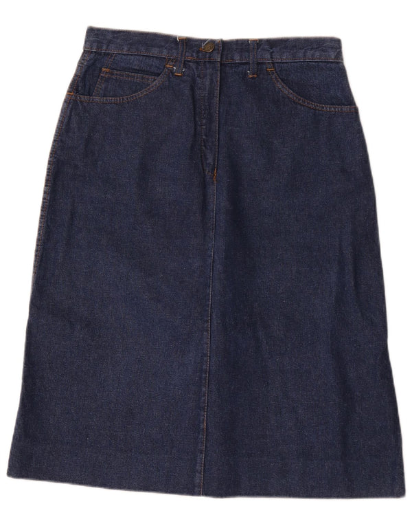 jupe en denim femme vintage W30 Bleu Marine Moyen