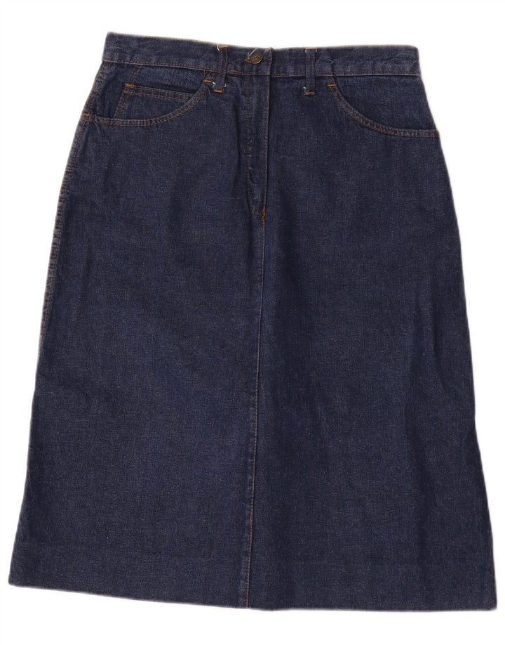 jupe en denim femme vintage W30 Bleu Marine Moyen