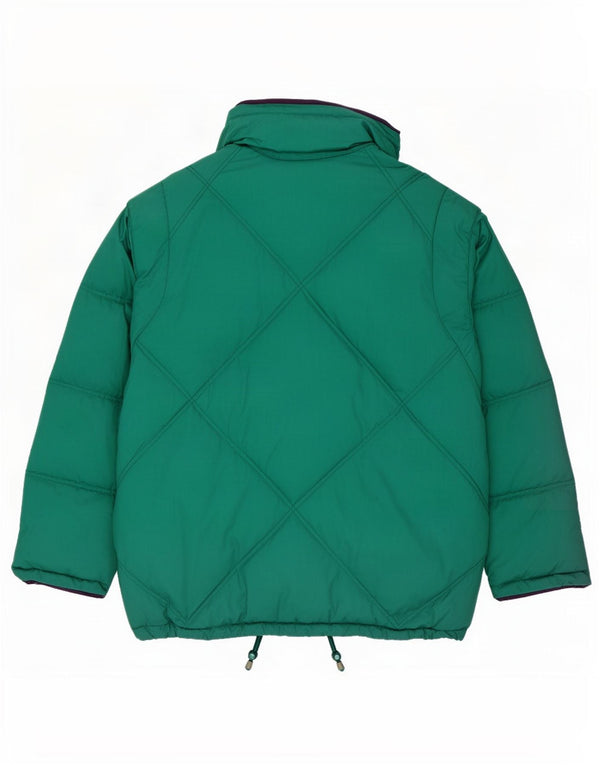 Diadora Veste matelassée coupe ample pour homme UK 38 Vert moyen Colourblock
