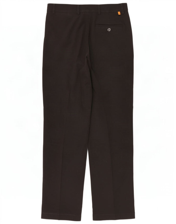 Farah Pantalon décontracté droit pour homme W34 L33 Noir Polyester