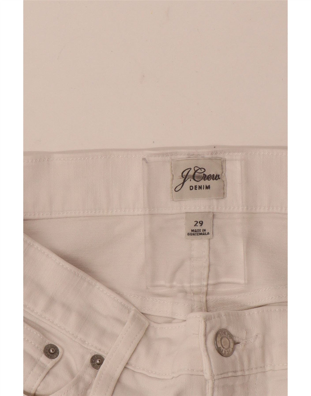 J. Crew Pantalon décontracté droit pour femme W29 L28 Blanc
