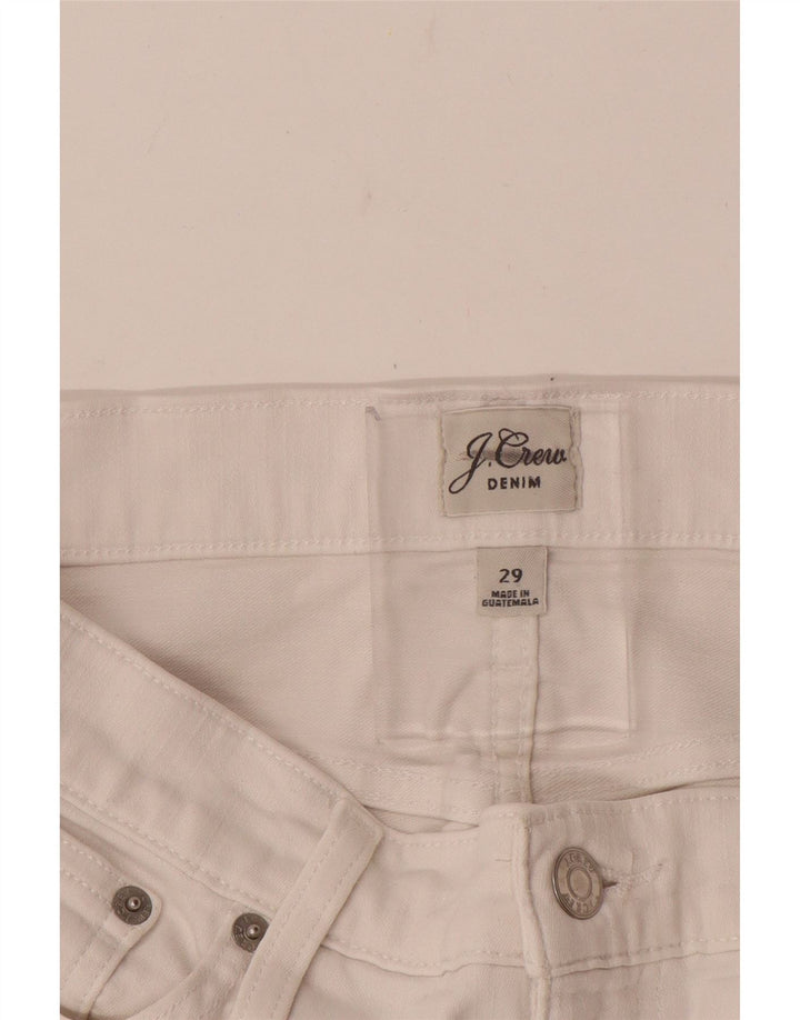 J. Crew Pantalon décontracté droit pour femme W29 L28 Blanc