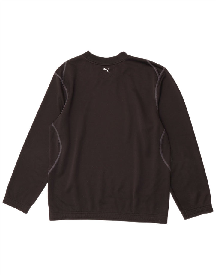 Puma Sweat-Shirt Graphique Homme Noir Moyen Polyester