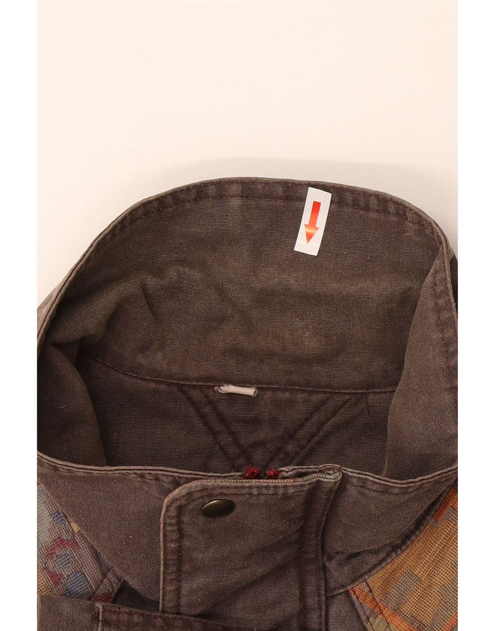 SALEWA Veste utilitaire pour hommes UK 42 XL Gris Colorblock Coton