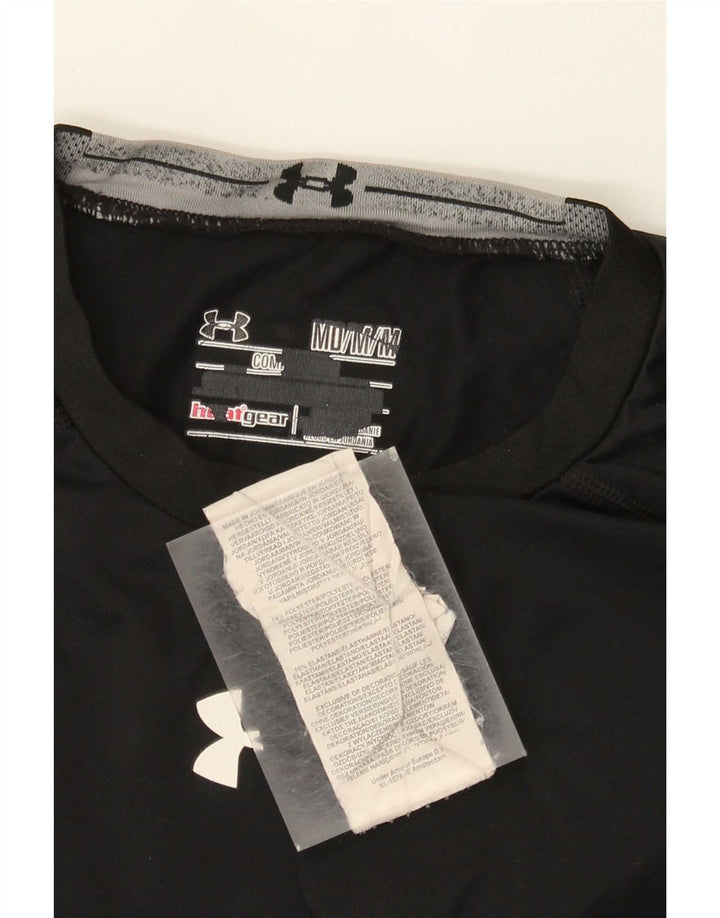 Under Armour T-Shirt Heat Gear Homme Noir Moyen Polyester