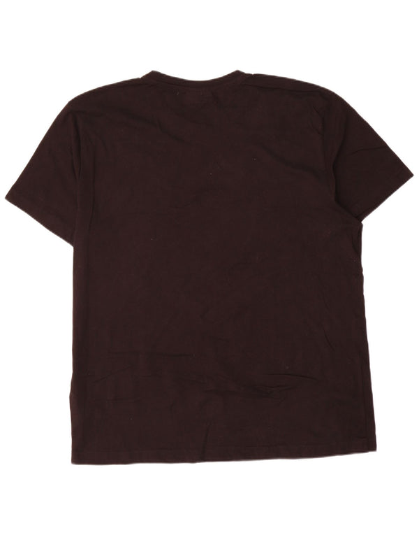 Kappa T-Shirt à Manches Courtes Homme Top 2XL Coton Noir