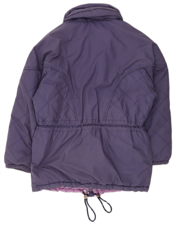 DIADORA Veste matelassée surdimensionnée pour femme UK 10 Small Bleu marine Polyester