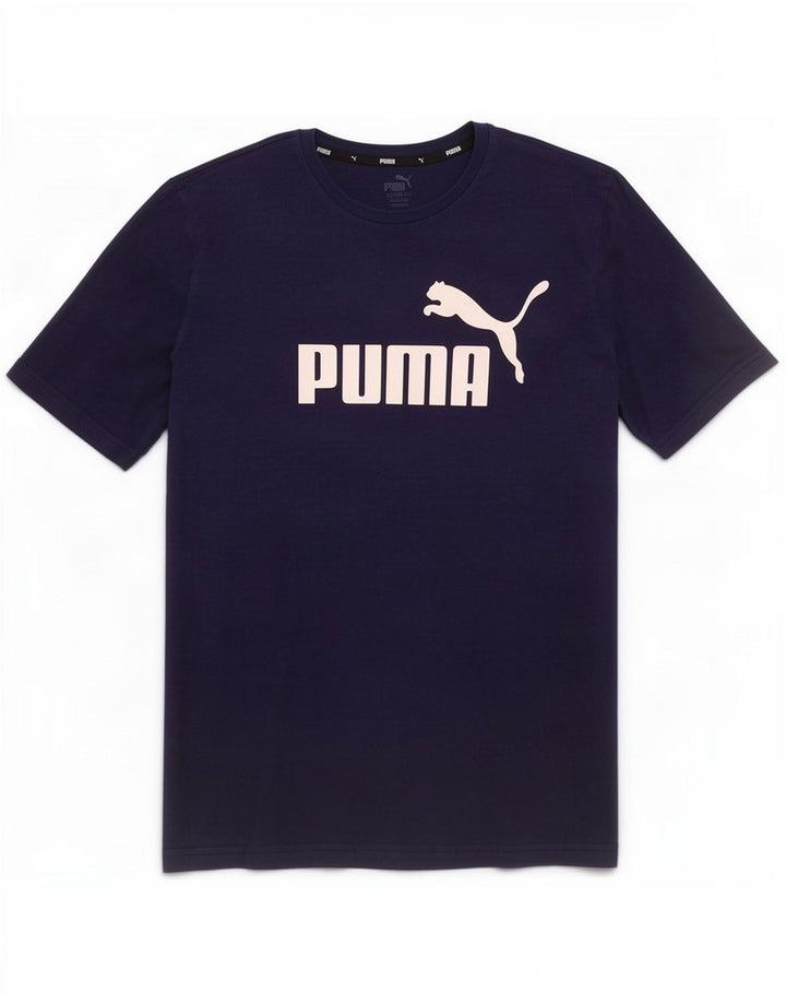 Puma T-shirt graphique pour homme, grand, bleu marine