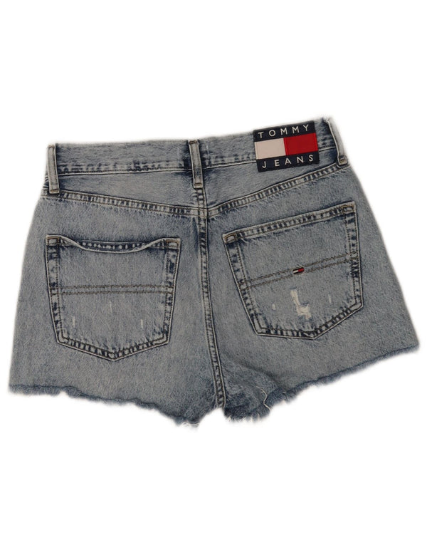 Tommy Hilfiger Short en jean taille haute pour femme W28 Bleu moyen