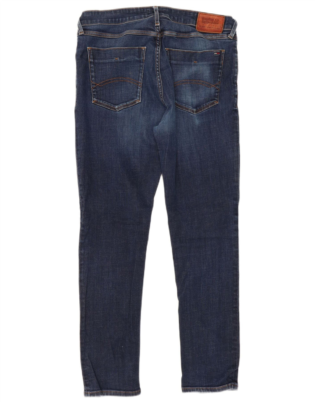 TOMMY HILFIGER Jean Slim Tapered Homme W34 L30 Bleu Coton