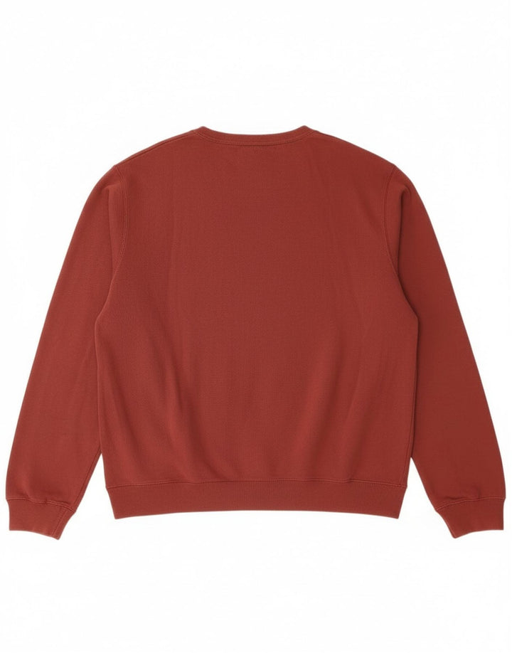 Levi's Graphic Sweatshirt Jumper Large Homme Bordeaux Coton