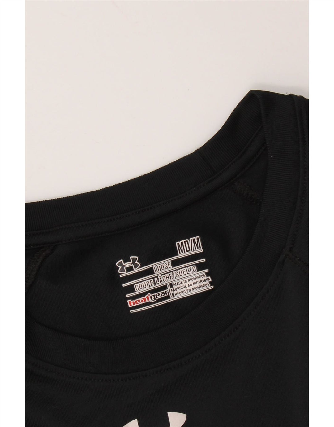 UNDER ARMOUR Haut Heat Gear à manches longues pour femme UK 14 Noir moyen