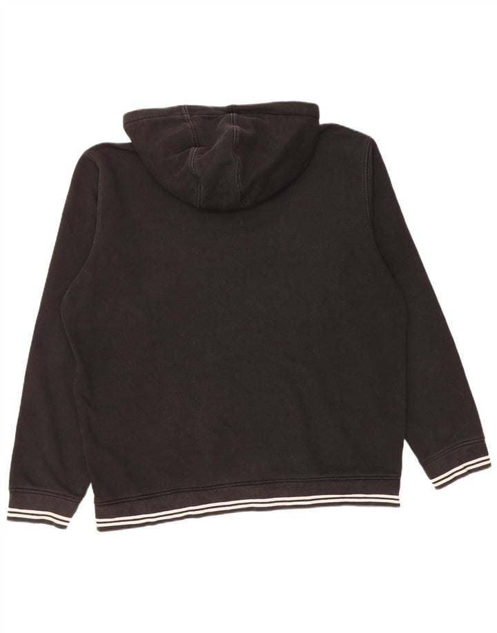 Ellesse Pull à capuche graphique pour homme 2XL Noir Coton