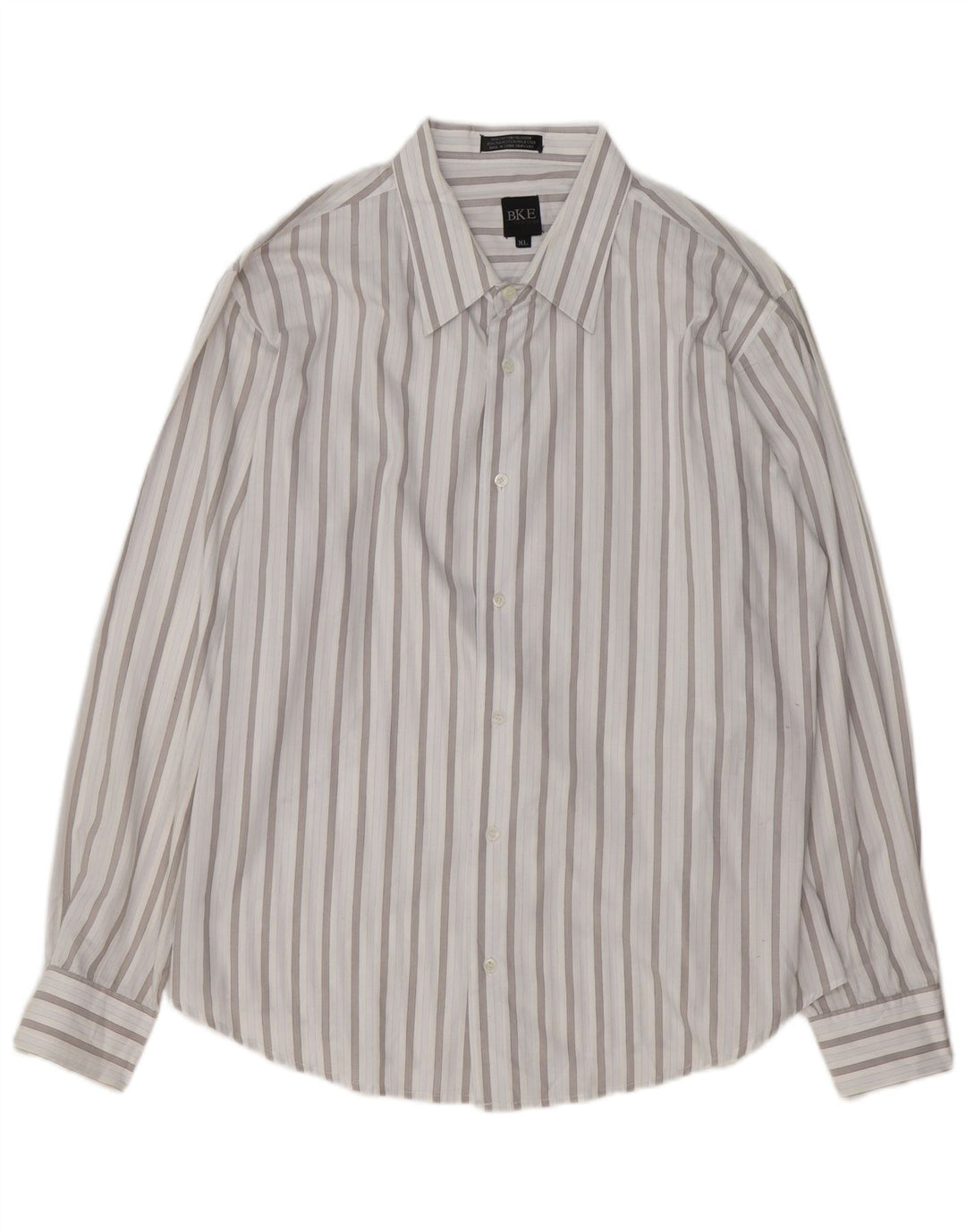 BKE Chemise Homme XL Bleu Rayé Coton