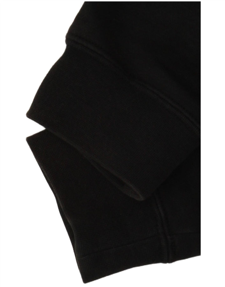 Nike Pull à capuche zippé pour homme Petit coton noir