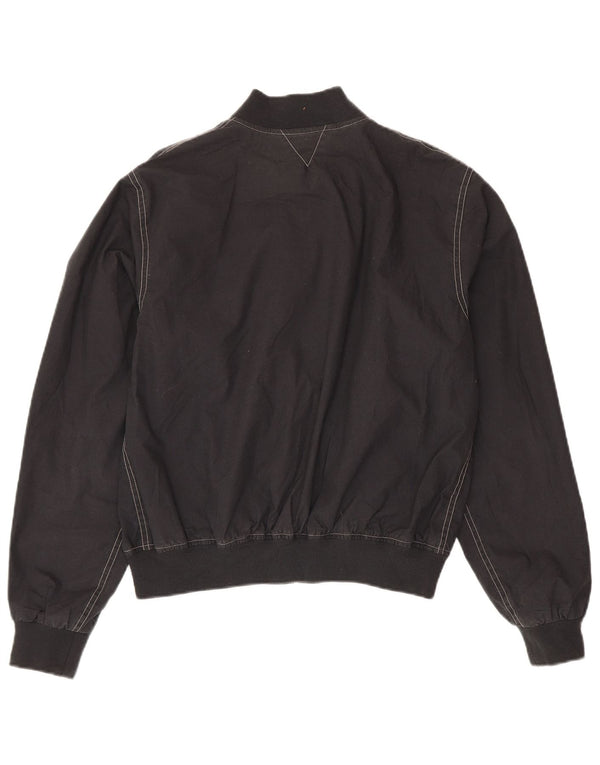 Wrangler Mens Bomber Jacket UK 38 Medium Black