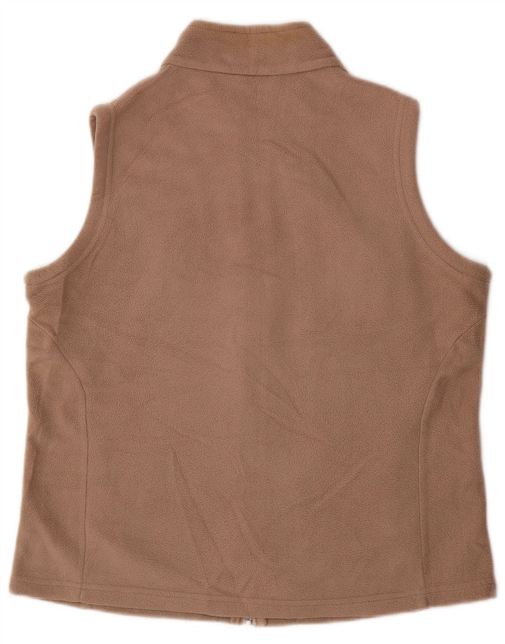 Marks & Spencer Gilet polaire femme UK 16 Large Beige Polyester