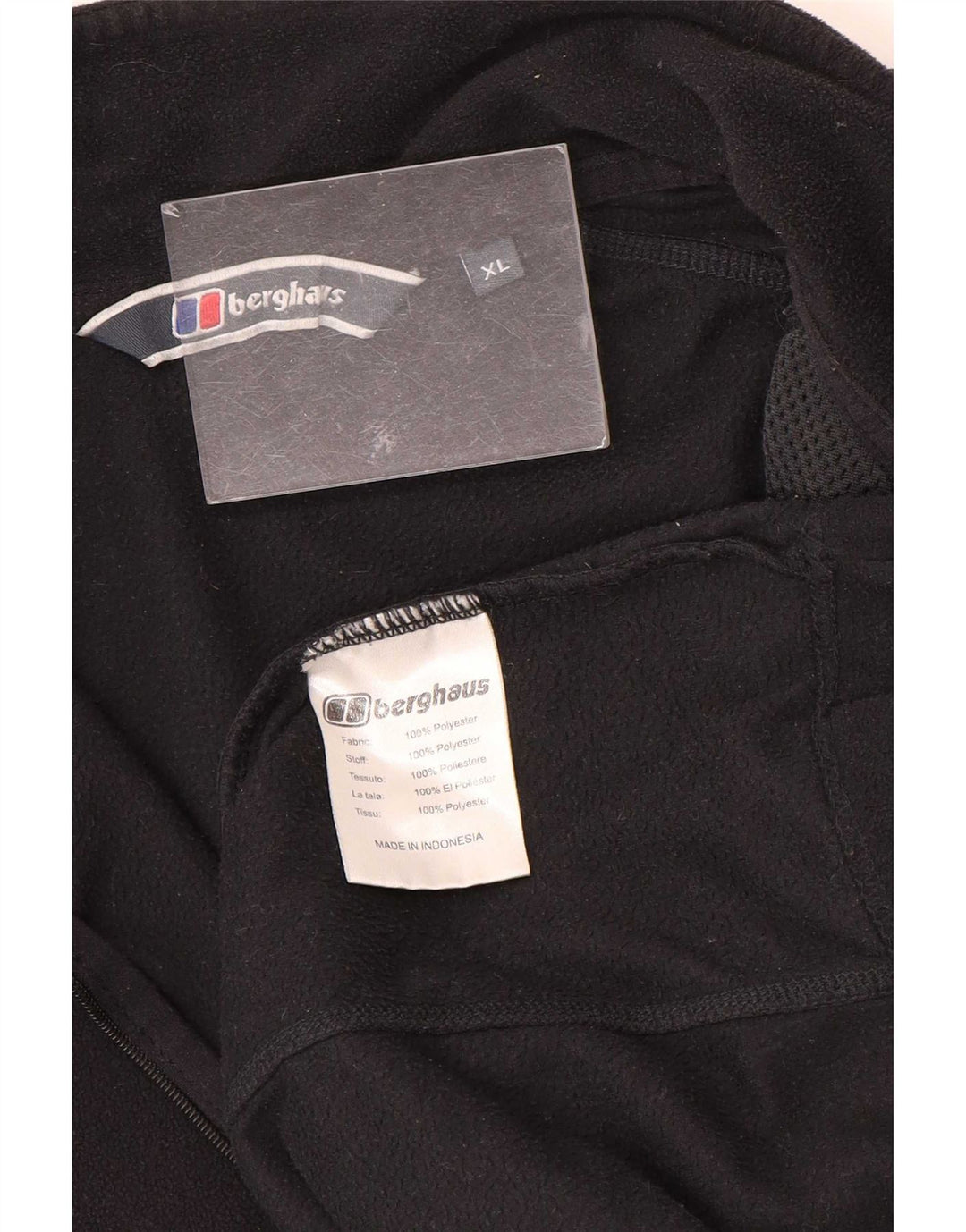 Berghaus Pull Polaire Col Zippé Homme XL Noir Polyester