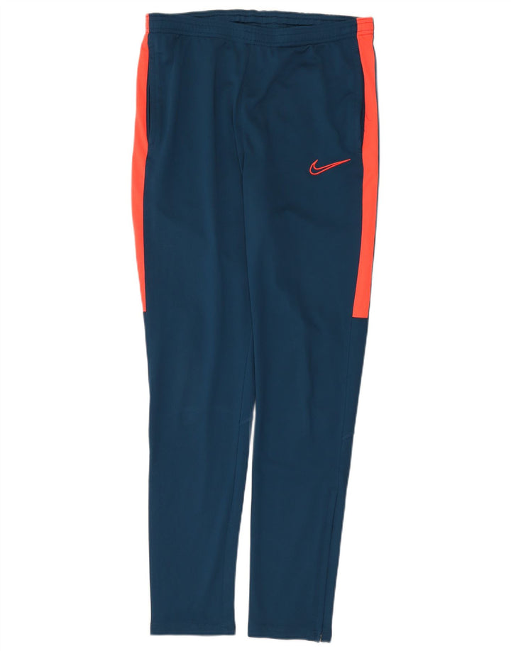 NIKE Pantalon de Survêtement Dri Fit Homme Bleu Moyen Polyester Colorblock