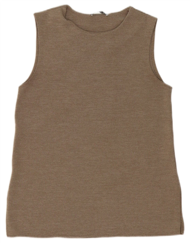 Zara Femme Débardeur UK 10 Petit Beige