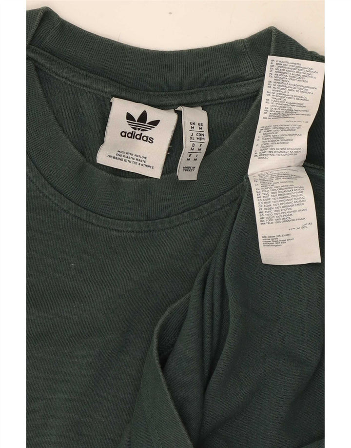Adidas T-Shirt Homme Vert Moyen Coton