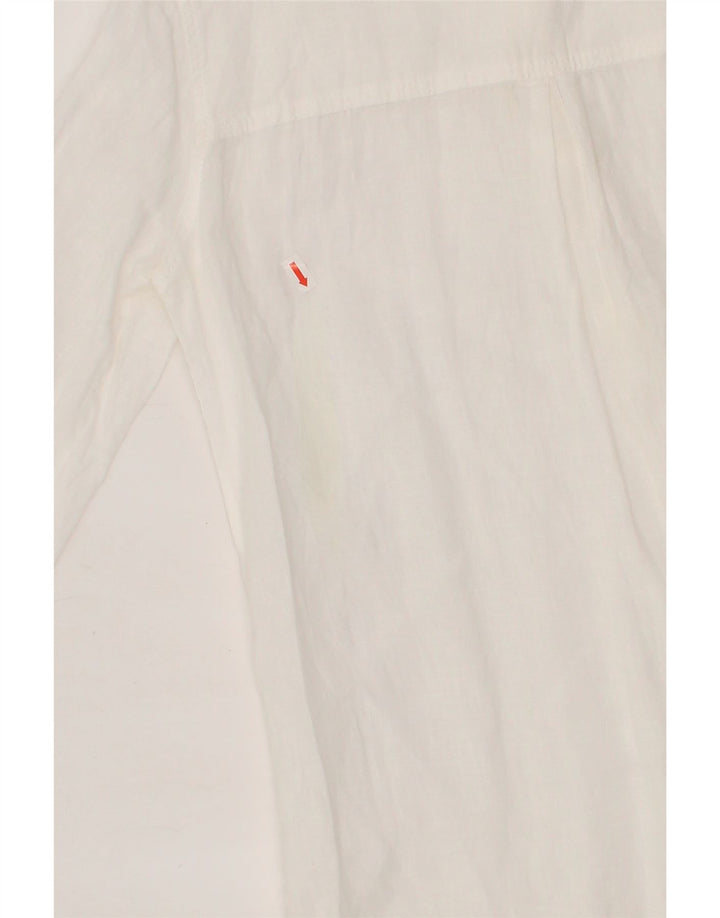 MASSIMO DUTTI Womens Shirt UK 2 XS White Vintage Massimo Dutti and Second-Hand Massimo Dutti from Messina Hembry 