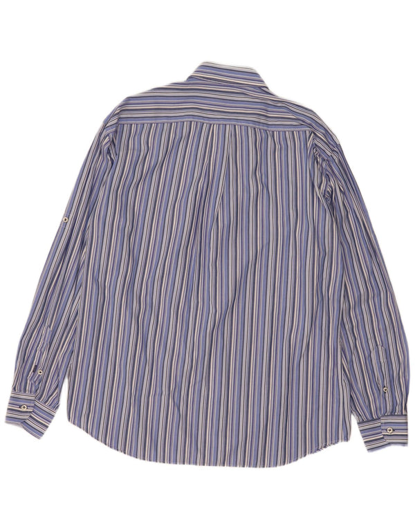 Chemise Homme Navigare Large Coton Rayé Bleu