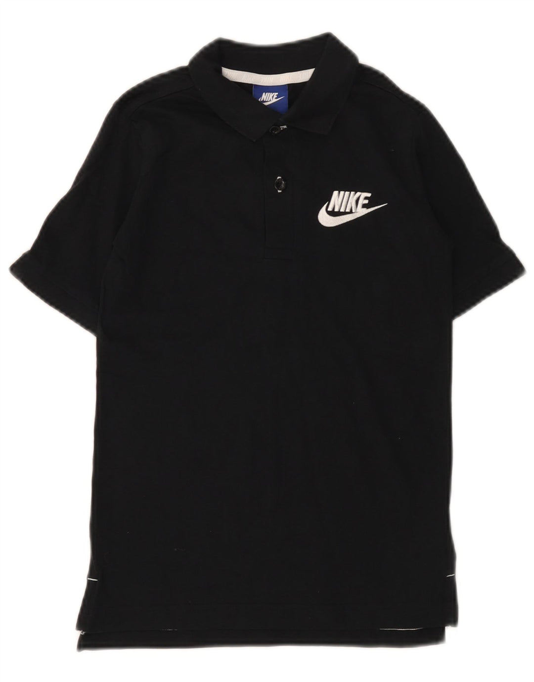 NIKE Polo Garçon 8-9 ans Petit Noir Coton