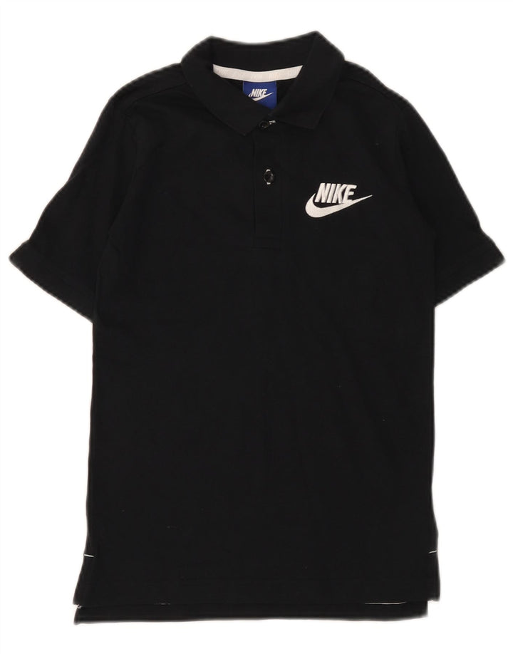 NIKE Polo Garçon 8-9 ans Petit Noir Coton