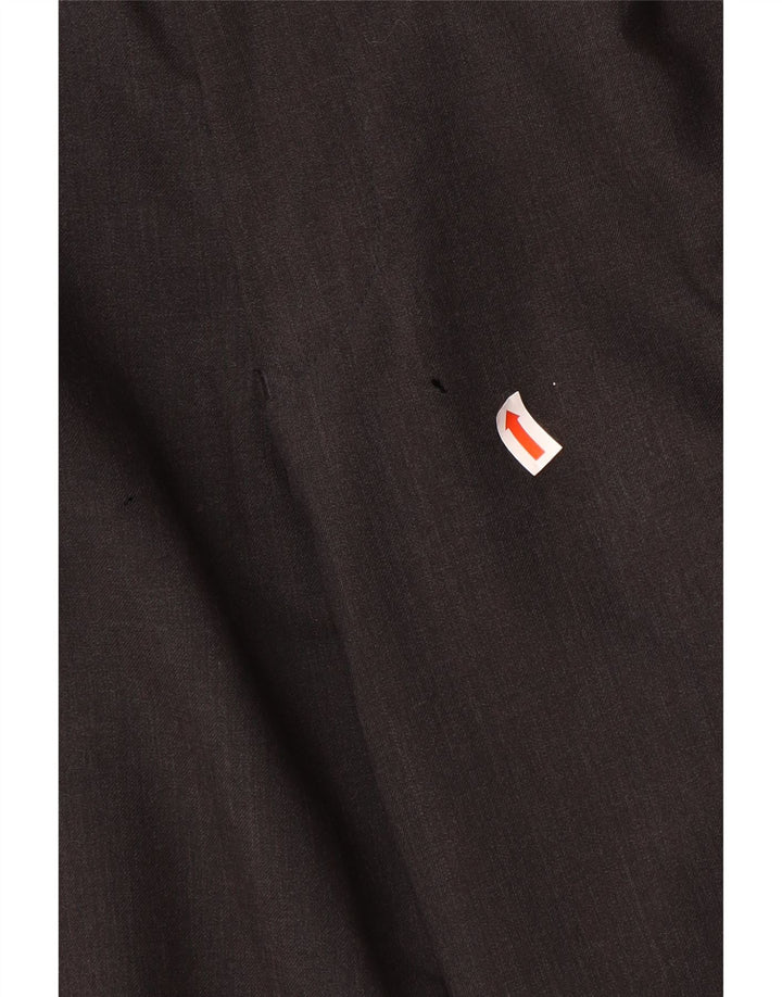 Marks & Spencer Pantalon de costume à chevilles pour hommes W32 L29 laine marron
