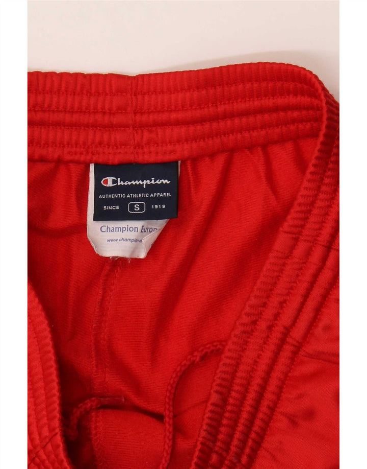 Champion Pantalon De Survêtement Femme UK 8 Small Rouge Polyester