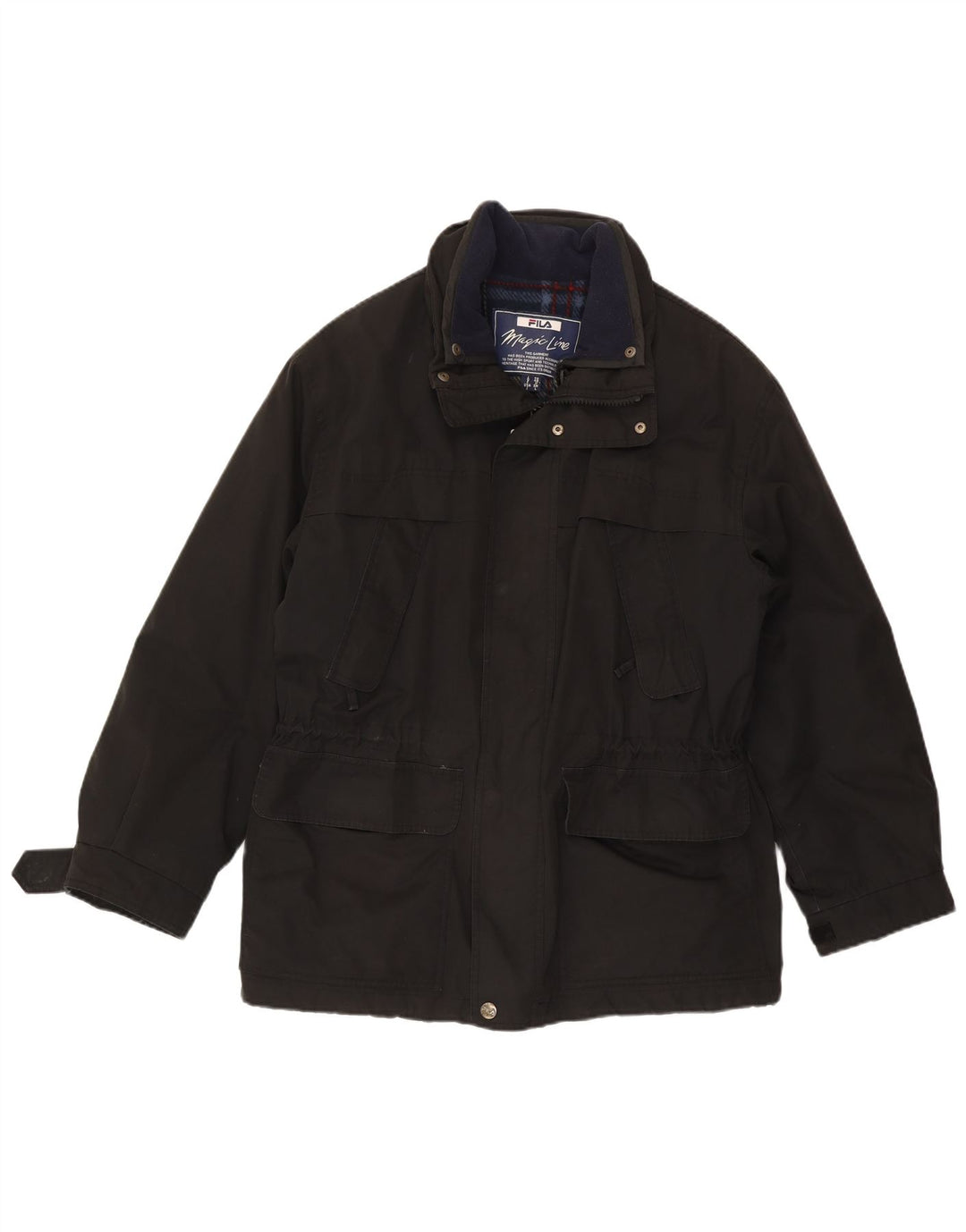 Fila Veste Utilitaire Homme IT 48 Medium Noir Polyester