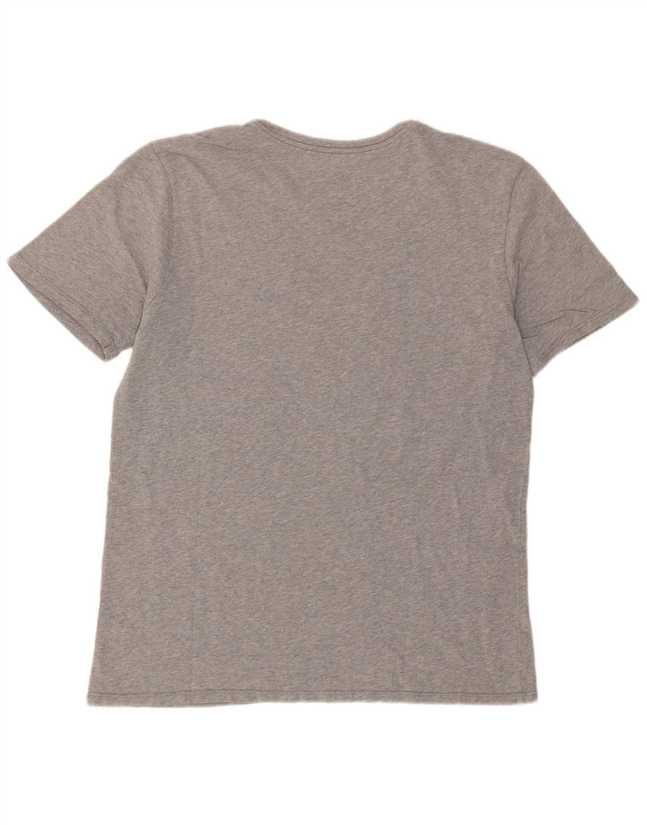 Nike T-shirt graphique coupe athlétique pour homme, grand, gris moucheté
