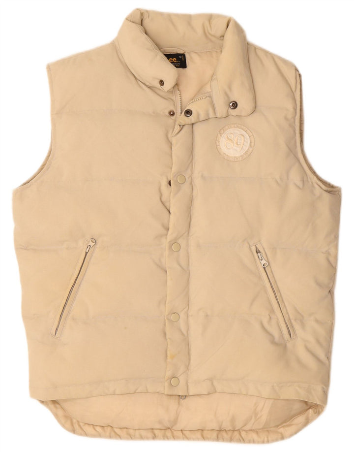 Lee Gilet rembourré pour homme UK 38 Beige moyen Polyamide