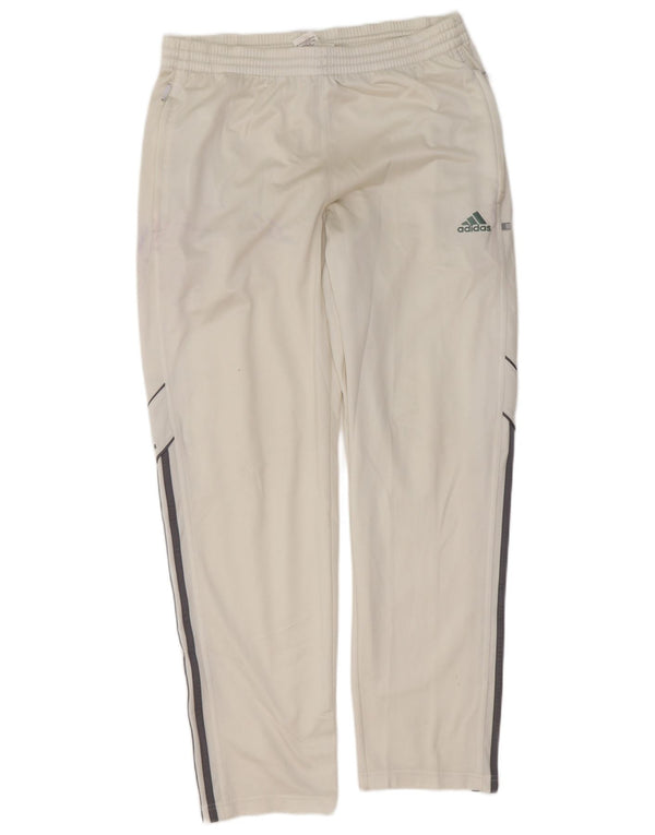 Adidas Pantalon de survêtement pour homme Blanc moyen Polyester