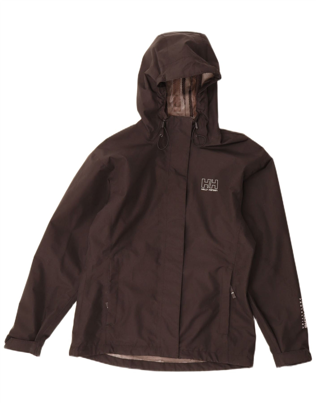 Helly Hansen Veste de pluie à capuche pour femme UK 14 Medium Noir Polyester