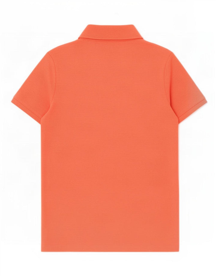 Lotto Polo Femme UK 14 Large Orange Polyester