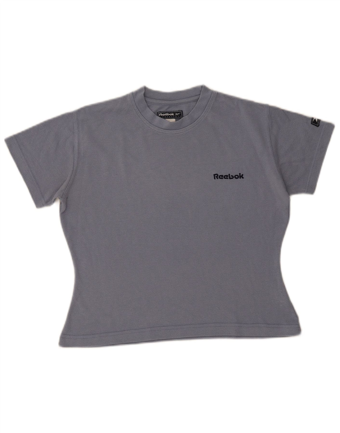 Reebok T-shirt court pour femme UK 10 Small Gris