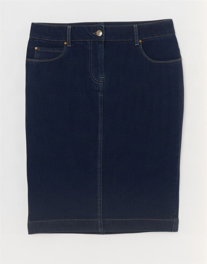 Marina Yachting Jupe En Jean Femme W28 Bleu Marine Moyen