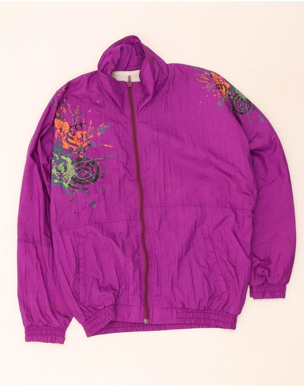 Brugi Homme Graphique Coupe Ample Survêtement Top Veste Petit Rose Polyamide