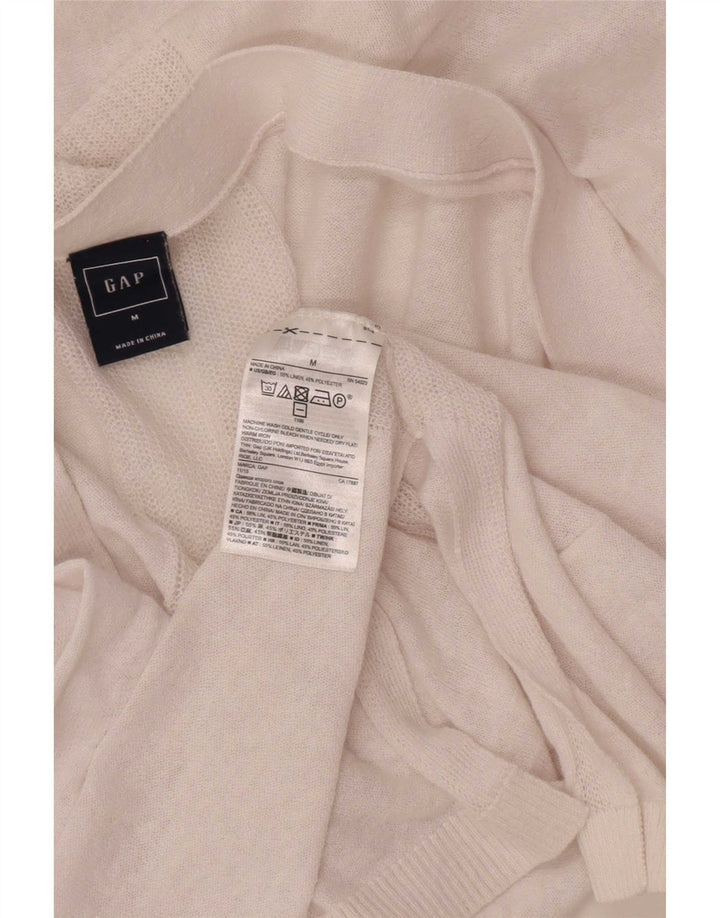 Gap Cardigan ouvert pour femme UK 14 Lin blanc moyen
