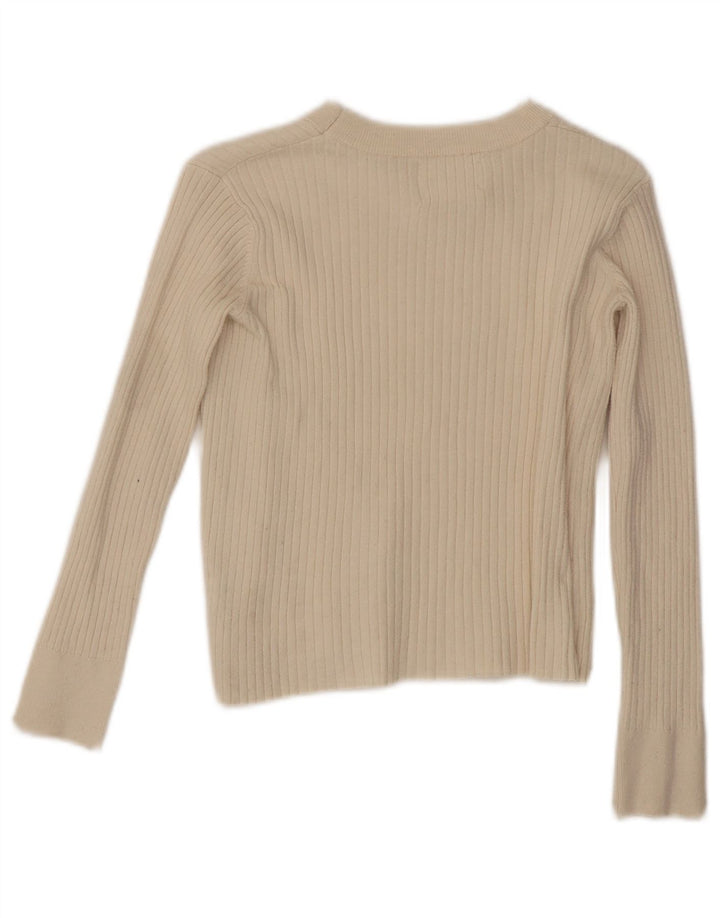 Zara Haut Fille Manches Longues 13-14 Ans Blanc Cassé