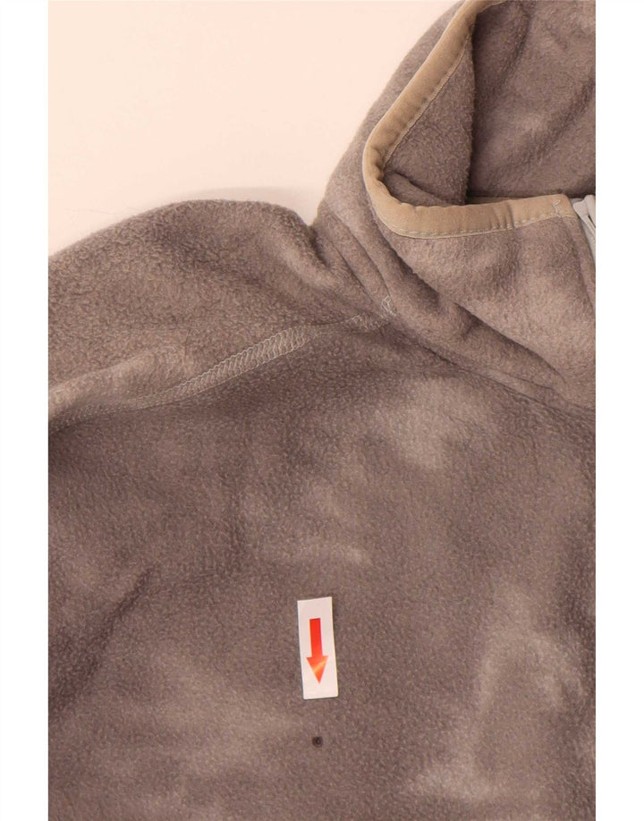 The North Face Pull polaire à col zippé pour homme Gris moyen Tie Dye Polyester