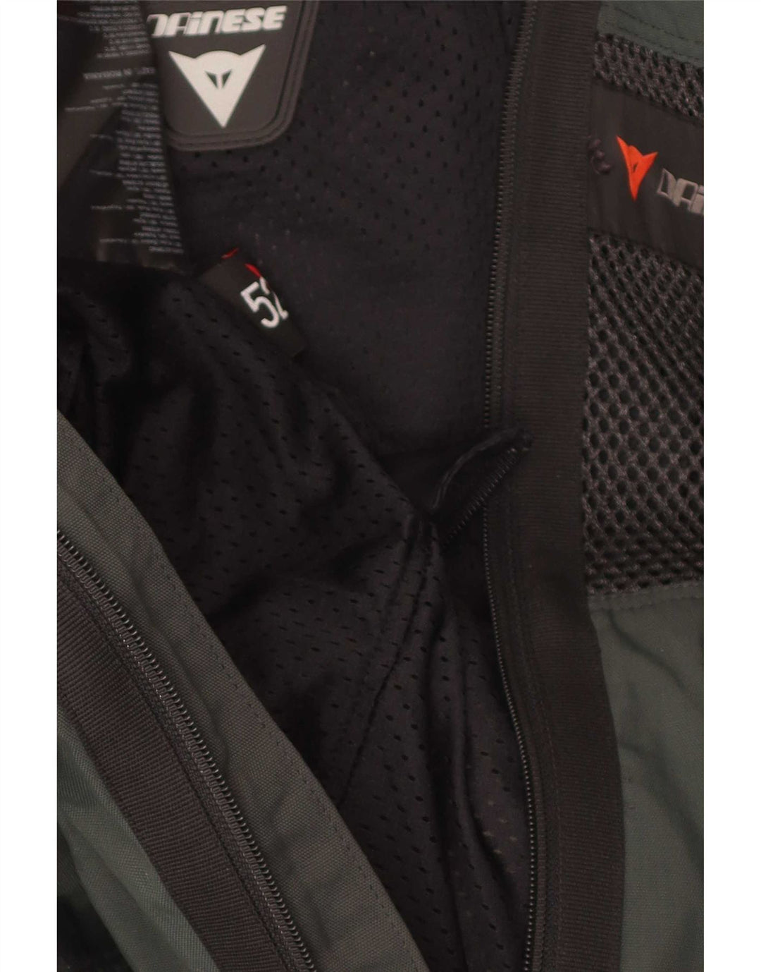 Dainese Graphic Racer Jacket Femme EU 52 Nylon Colorblock Gris Moyen