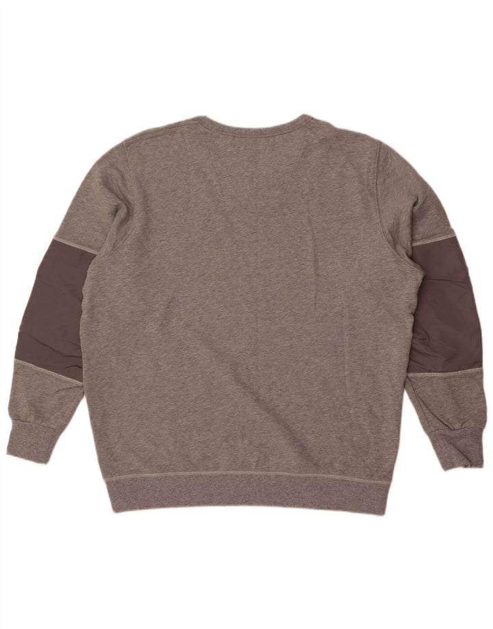 G-Star Pull-over pour homme en coton color block gris 2XL