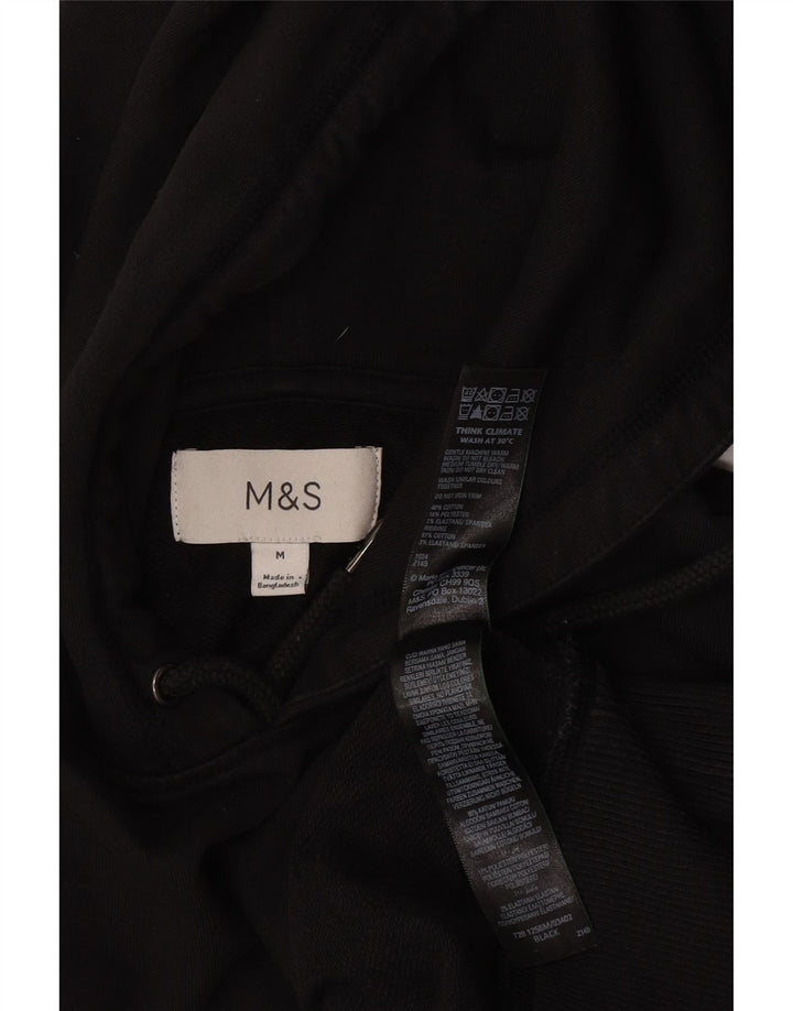 Marks & Spencer Pull à capuche pour homme en coton noir moyen